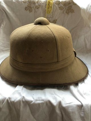 Ww2 Wwii German Hat Helmet Cork Afrika Korps 1943 Luftwaffe Africa