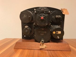 WW2 Blind Flying Instrument Panel with instruments - Spitfire,  Hurricane,  etc 2