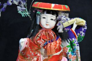 Japanese Antique The Dancing Fuji Doll.  More Than 80 Years Old.