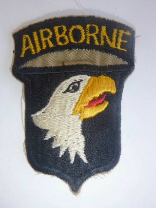 101st Airborne - Right Facing Screaming Eagle - Rare Vietnam War Patch - 8557