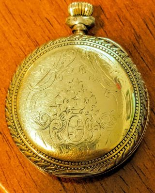 1897 Elgin National Watch Co.  15 Jewels.  Grade 133.  Size 6s.  Great.  14k F.