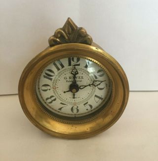 Vintage G.  Revel Paris Royal Table Clock | Timeworks Incorporated 3