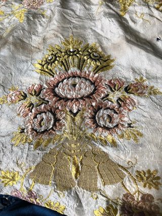 Early 19 Th Century Silk Brocade 2