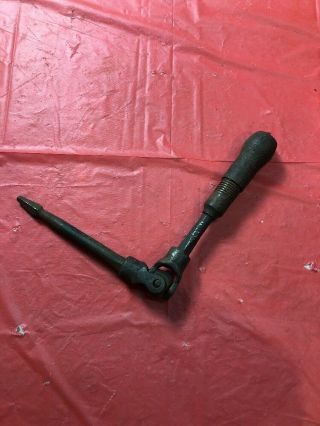 Rare Antique Hand Drill Bit Swivel Construction Hand Tool Vintage Old
