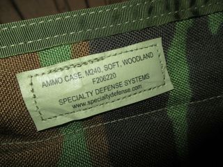 specialty defense systems AMMO CASE,  M240,  WOODLAND / CAMO F206220 5