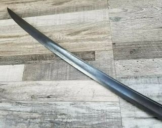 Cavalry Saber Sword Wrist Breaker & Scabbard Marked FH 8