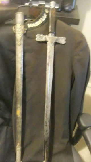 Civil War Id D 15th York Cavalry Knights Templer C Roby Sword Dated