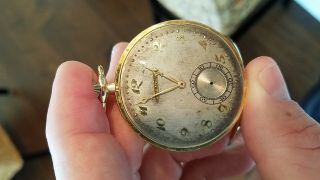 Tiffany & Co.  Mens Antique Pocket Watch 18k Gold 17 Jewels