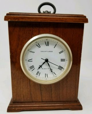 Dauntless Swiss Wooden Mantel Clock - For Repair