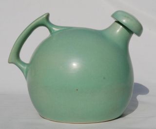 Red Wing Pottery Rumrill 50 Green Ball Jug With Ceramic Cap