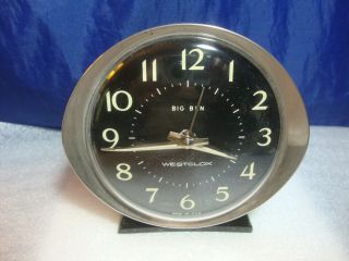 Vintage Westclox Big Ben Wind - Up Alarm Clock 4 - 53647 Metal Body