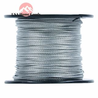 Galvanized Steel Guy Wire Stability Cable Spool for Antenna Mast 500 ft.  Gauge 2