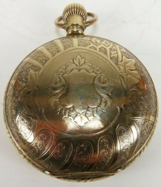 Antique Elgin Gold Plated Hunting Case Pocket Watch 1908