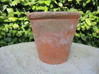 3 Old Sankey Bulwell Hand Thrown Terracotta Plant Pots 8.  5 
