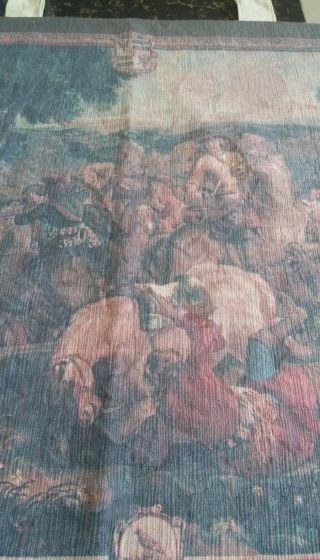 Antique 19c Aubusson French Tapestry Color size 33 