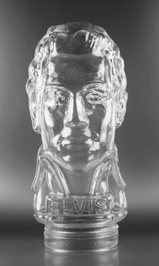 German Retro Glass 11 - Ingrid Vintage Elvis Presley Mannequin Wig Head Display