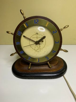 Vintage General Electric Nautical Clock Model 4h86