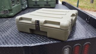 Miltope laptop briefcase military surplus hard travel case protective 2