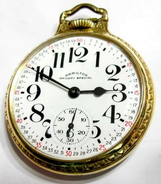 Stuns - Runs - 1951 16s Hamilton 21j 992b - 10kgf - Pocket Watch (1840)