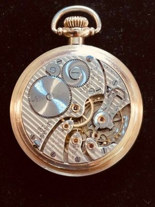 antique pocket railroad watch 16s,  1929 South Bend,  rolled gold case Grade 227. 2