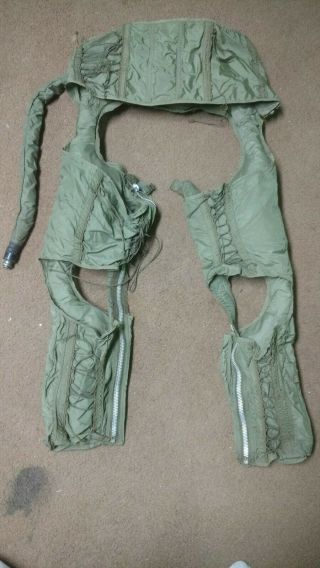 Us Anti - G Coverall Type Z 3 Pilot Flight Suit Cutaway Pants Size Large Long