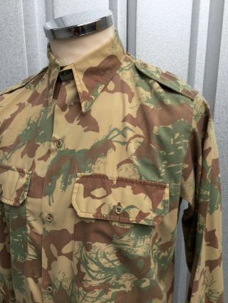 Vtg Camo Shirt Vtg SADF Shirt Camo Vtg Bush Shirt SADF Vtg South African Camo S 3