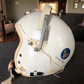 NOS Vintage USAF P - 4B Jet Pilot Flight Helmet Dated 1959 BOX 4