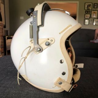 NOS Vintage USAF P - 4B Jet Pilot Flight Helmet Dated 1959 BOX 6