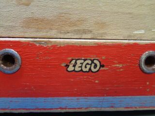 LEGO DENMARK VINTAGE 1950 ' S WOOD FERRY BOAT ULTRA RARE ITEM 8