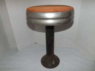 Vintage Soda Ice Cream Fountain Stool Cast Iron Base 22 " H