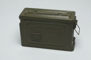 Vintage Wwii Ammunition Ammo Box Can.  30 Cal M1 Reeves