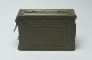 Vintage WWII Ammunition Ammo Box Can.  30 Cal M1 Reeves 3