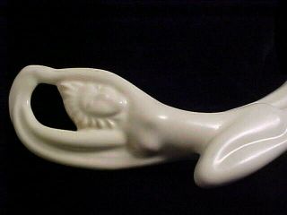 Rare Art Deco 1920 ' s Modernistic Nude Lady Flower Frog Figurine - Coronet 5