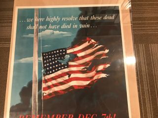 RARE WWII 1942 OWI POSTER 14 
