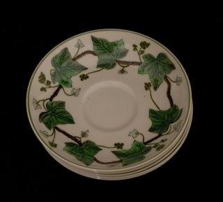 5x Wedgwood Napoleon Ivy Pattern Replacement Saucers 2