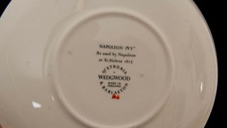 5x Wedgwood Napoleon Ivy Pattern Replacement Saucers 5