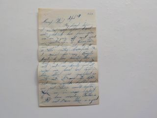 Civil War Letter 1864 57th Massachusetts Camp Wool Worcester Cummington Soldier