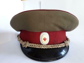 Bulgaria Military Army Medic Doctor Parade Uniform Visor Hat Peaked Cap 1960/70