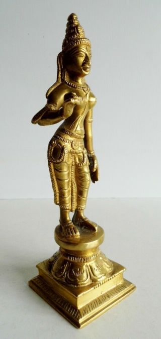 Wonderful Old Brass Statue Of An Hindu Deity - Info Most Welcome - Piece