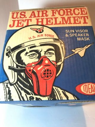 Orig Ideal Toy Co Us Air Force Jet Helmet In 1950 