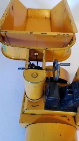 Vintage 1950 ' s Lumar Rocker Dump Metal Construction Toy 17 1/2 