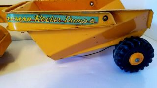 Vintage 1950 ' s Lumar Rocker Dump Metal Construction Toy 17 1/2 