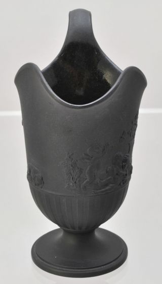 Antique Wedgwood Black Basalt Helmet Creamer Early 19th Century 3