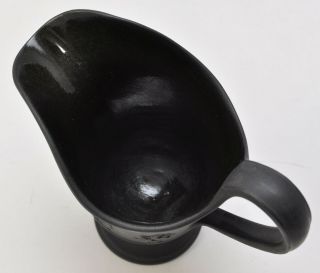 Antique Wedgwood Black Basalt Helmet Creamer Early 19th Century 5