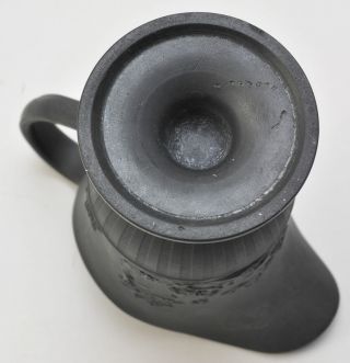 Antique Wedgwood Black Basalt Helmet Creamer Early 19th Century 6