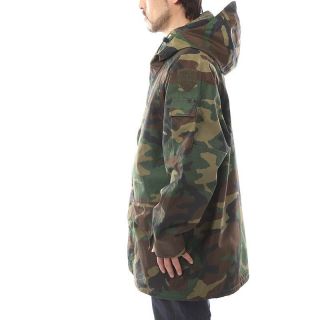Italian army waterproof woodland camo parka jacket military raincoat camouflage 2