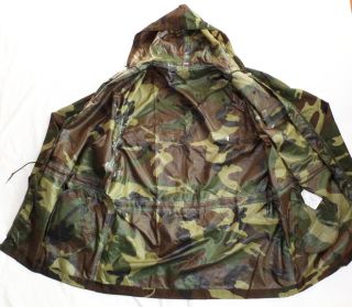 Italian army waterproof woodland camo parka jacket military raincoat camouflage 5