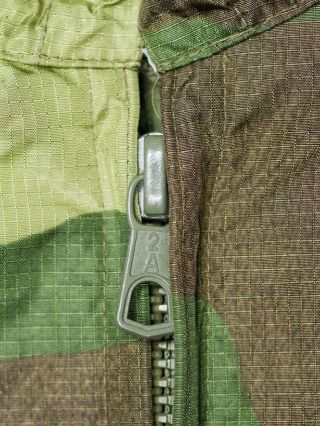 Italian army waterproof woodland camo parka jacket military raincoat camouflage 8