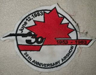 Rcaf Airforce F - 104 Old 80s Uniform Removed Patch
