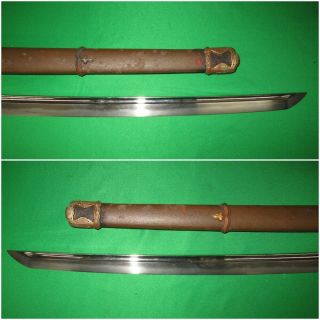 Japanese Pre WW2 Army Sword with Old Blade and Familie Mon 7